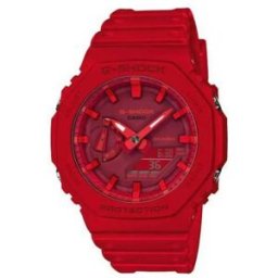 Casio Montre G-shock Ga-2100-4aer Red One Size Homme