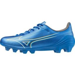 Mizuno Chaussures De Football Junior Alpha Select Fg Laser Blue / White / Gold EU 38 Garçon,Fille