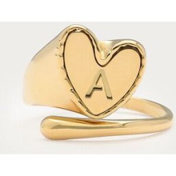 Bague initiale cœur My Jewellery Doré One size femme