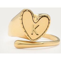 Bague initiale cœur My Jewellery Doré One size femme