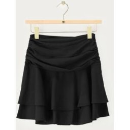 Jupe noire drapée My Jewellery Noir XL femme