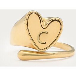 Bague initiale cœur My Jewellery Doré One size femme