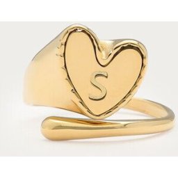 Bague initiale cœur My Jewellery Doré One size femme