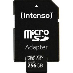Intenso Carte Sd C10 256gb Black One Size unisex