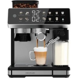 Cecotec Machine à Café Super Automatique Power Espresso 20 Barista Grind Silver / Black One Size unisex