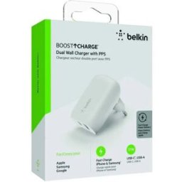 Belkin Chargeur Usb/usb C 37w White One Size unisex