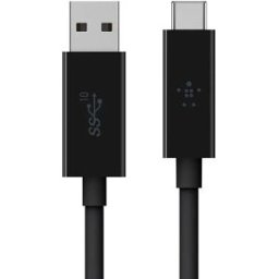 Belkin Câble Usb F2cu029bt1m Usb-c To Usb A Black One Size unisex