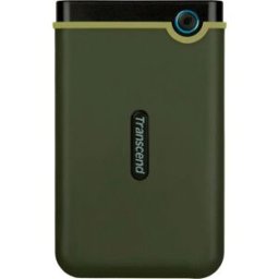 Transcend Disque Dur Externe Hdd Storejet 25h3 2.5 Usb 3.1 2tb Green One Size unisex