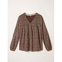 Fat Face FatFace Blouse Brun FR 40 Regular (EU 38 R)