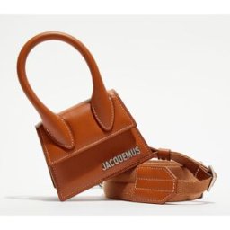 Jacquemus - Mini sac à main en Cuir Le Chiquito marron - 12x6 cm OS