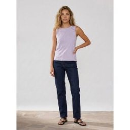 Yerse - Top 100% Coton Bio Laurie violet S