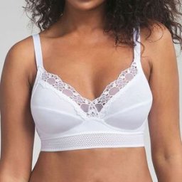 Playtex - Soutien-gorge sans armatures Feel Good Support blanc 90 C
