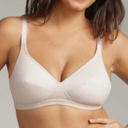 Playtex - Soutien-gorge sans armatures Basic Micro Support nature 110 B