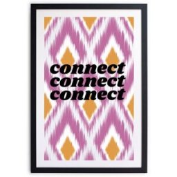 Little Nice Things - Affiche encadrée Connect multicolore - 40x30 cm OS