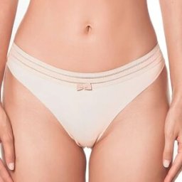 Huit - String Sweet Coton beige XS