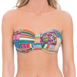 Blush by Gottex - Haut de Maillot bandeau Candy Apple multicolore T.L/D
