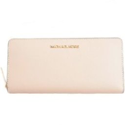 Michael Kors - Compagnon en Cuir Jet Set Travel beige - 10x20.5x2.5 cm OS