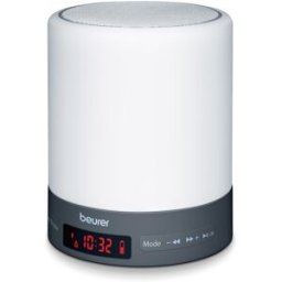 Beurer - Réveil lumineux connecté Bluetooth blanc/anthracite OS