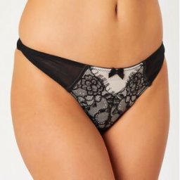 Valege - String Romy noir XL
