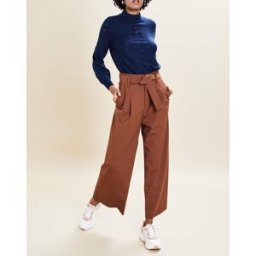 Chloé Stora - Pantalon en Laine mélangée Ouzo café 38