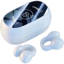 INF M47 Casque Bluetooth 5.3 à oreilles ouvertes avec réduction des fuites sonores, audio HIFI et faible latence Blanc