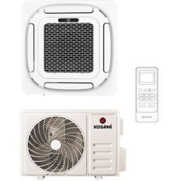 Kosami Climatiseur Monosplit Cassette 60x60 Inverter R32 18000 BTU WiFi Télécommande Pompe et Grille Incluse