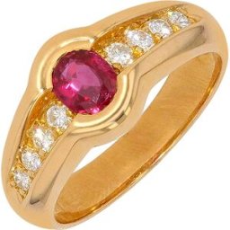 Gemme-les-bijoux Bague rubis 0.48