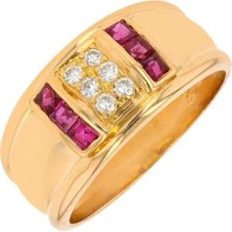 Gemme-les-bijoux Bague rubis 0.36