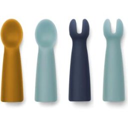 Liewood Couverts bébé Terra en silicone Bleu taille unique
