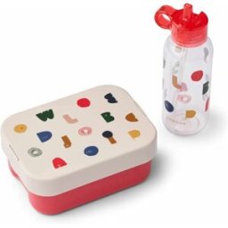 Liewood Set lunch-box et gourde Chelsey Characters/Sandy taille unique