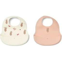 Liewood Bavoirs en silicone Ember - Set de 2 Wild child/Rosey taille unique