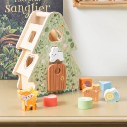 Amadeus Les Petits Boîte à formes forêt en bois