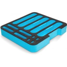 Adam Hall 19" Parts 87402 MI - Insert en mousse pour micro, pour tiroir rackable de 2 UH - Étuis pour instruments