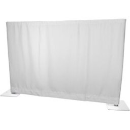 WENTEX P&D; Rideau MGS 175 g/m² Blanc - 280 x 120 cm (L x H) - non plissé - Rideaux Pipe & Drape