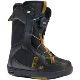 K2 Snowboard - Boots de snowboard all-mountain - Lil Mini Black - Taille Enfant 33 - Noir