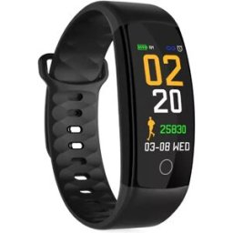 Bracelet Connecté Ip67: Suivi Santé Et Notifications Smartphones Noir Yonis