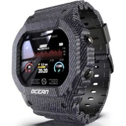 Montre Connectée Ip68 Étanche Écran Tactile Sport Sommeil Notification Bluetooth Bleu Yonis