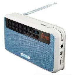 Mini Enceinte Bluetoothe Multifonction Avec Micro Intégré Et Radio Fm Bleu Yonis