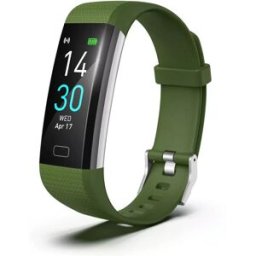 Bracelet Connecté Étanche Ip68 Suivi Santé Et Sport Notifications Multilingue Vert Yonis