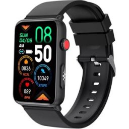 Bracelet Connecté Santé Ecg Température Fréquence Cardiaque Bluetooth Noir Yonis