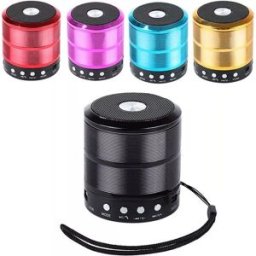 Mini Enceinte Bluetooth Portable Smartphone Carte Micro Sd Kit Mains Libres Doré + Sd 4go Yonis