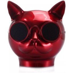 Haut-parleurs Bluetooth Stéréo Forme Mini Chat Mains Libres/carte Tf/fm Rouge Yonis