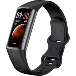 Bracelet Connecté Étanche Ip67 Suivi Santé Sport Notifications Multilingue Noir Yonis