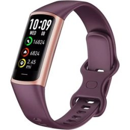 Bracelet Connecté Étanche Ip67 Suivi Santé Sport Notifications Multilingue Rouge Yonis