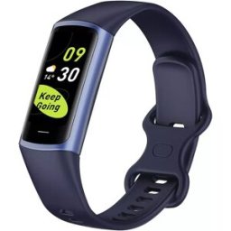 Bracelet Connecté Étanche Ip67 Suivi Santé Sport Notifications Multilingue Bleu Yonis