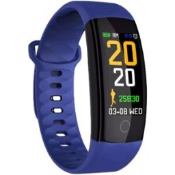 Bracelet Connecté Ip67: Suivi Santé Et Notifications Smartphones Bleu Yonis