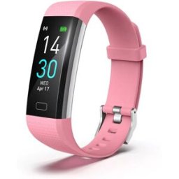 Bracelet Connecté Étanche Ip68 Suivi Santé Et Sport Notifications Multilingue Rose Yonis