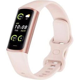 Bracelet Connecté Étanche Ip67 Suivi Santé Sport Notifications Multilingue Rose Yonis