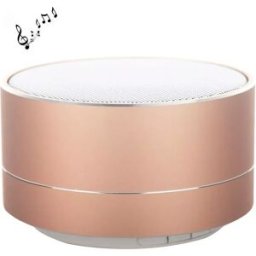 Mini Enceinte Bluetooth Portable Avec Micro Intégré Et Led Supporte Appels Mains-libres Et Carte Tf 32gb Or Yonis