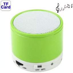 Mini Enceinte Bluetooth V2.1 Stéréo Pour Tous Téléphones Mobiles Support Mains-libres Batterie Rechargeable Vert Yonis